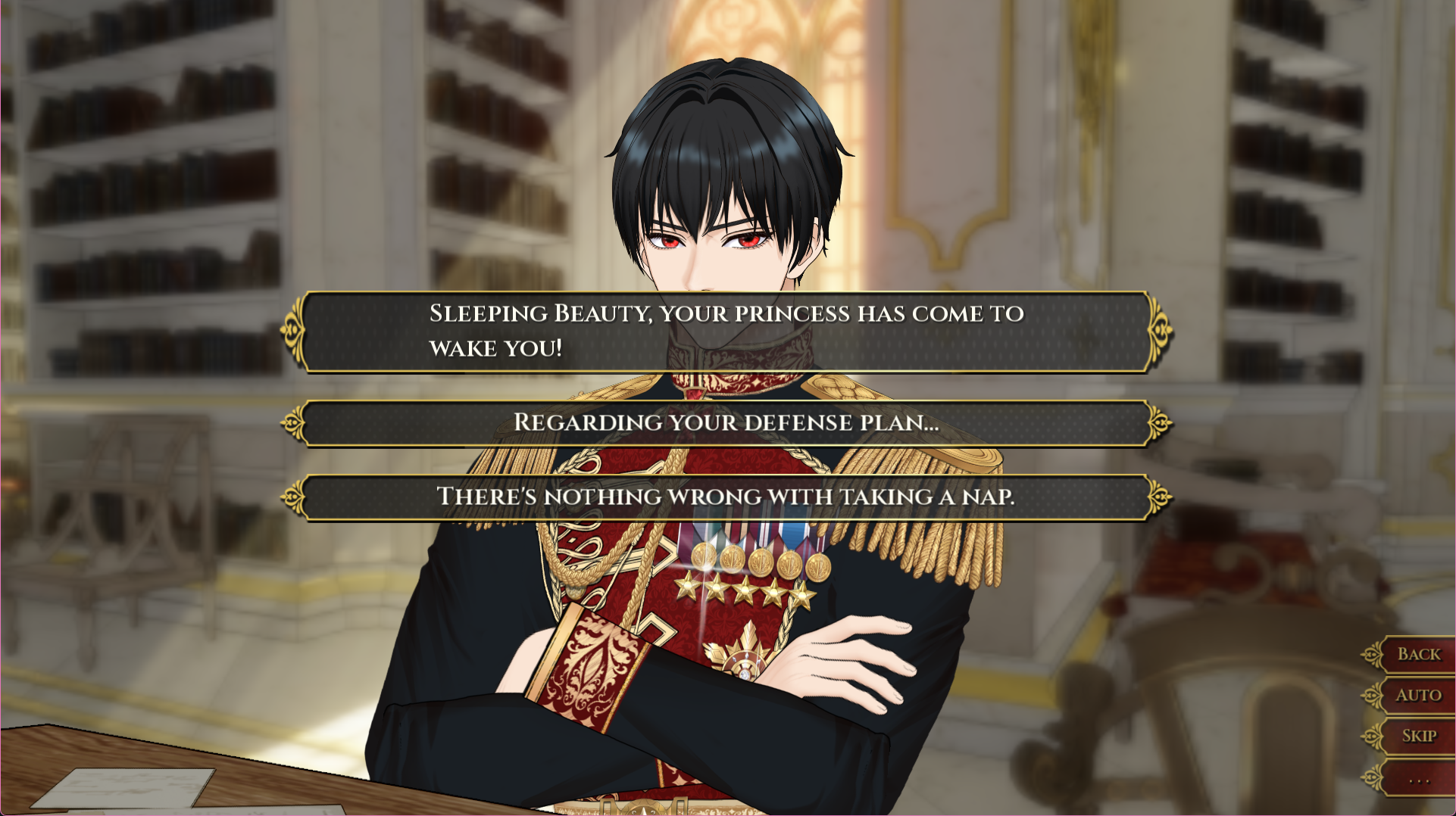 Examples of Seraphine's dialogue choices.