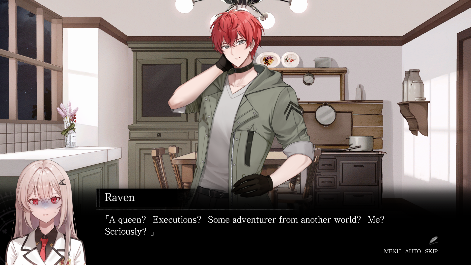 Raven, one of the characters Carol meets in Re:dive Wonderland