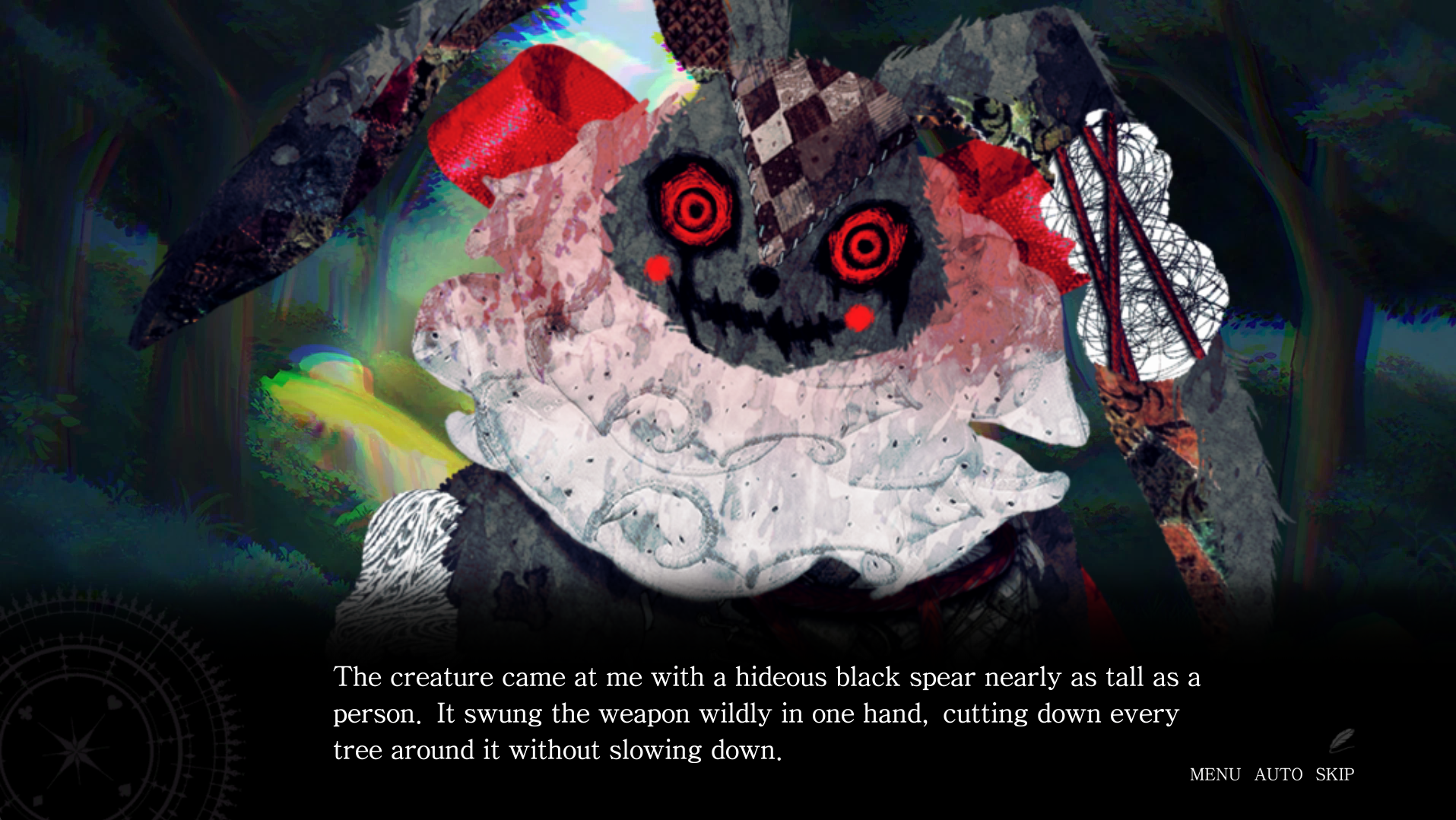 A frightening monster suddenly appearing in Re:dive Wonderland