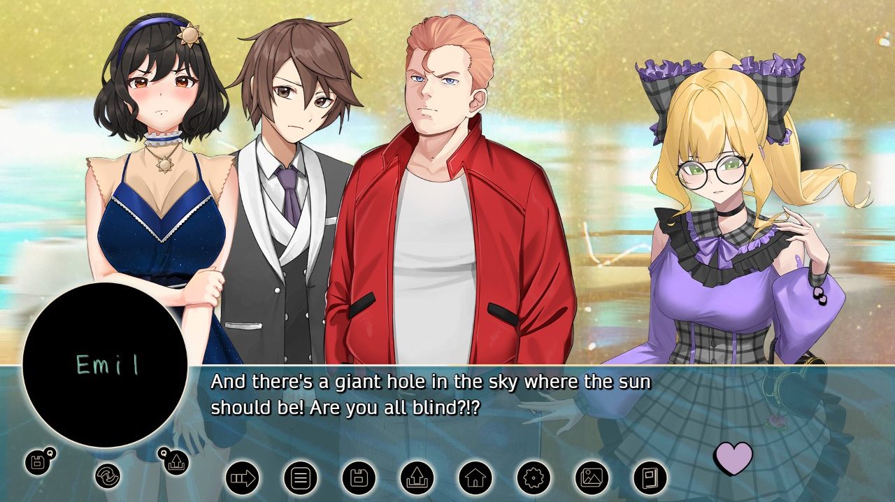 Characters Emil, Adi, Judith, Oliver and Violet in Siren's Call: Second Wind