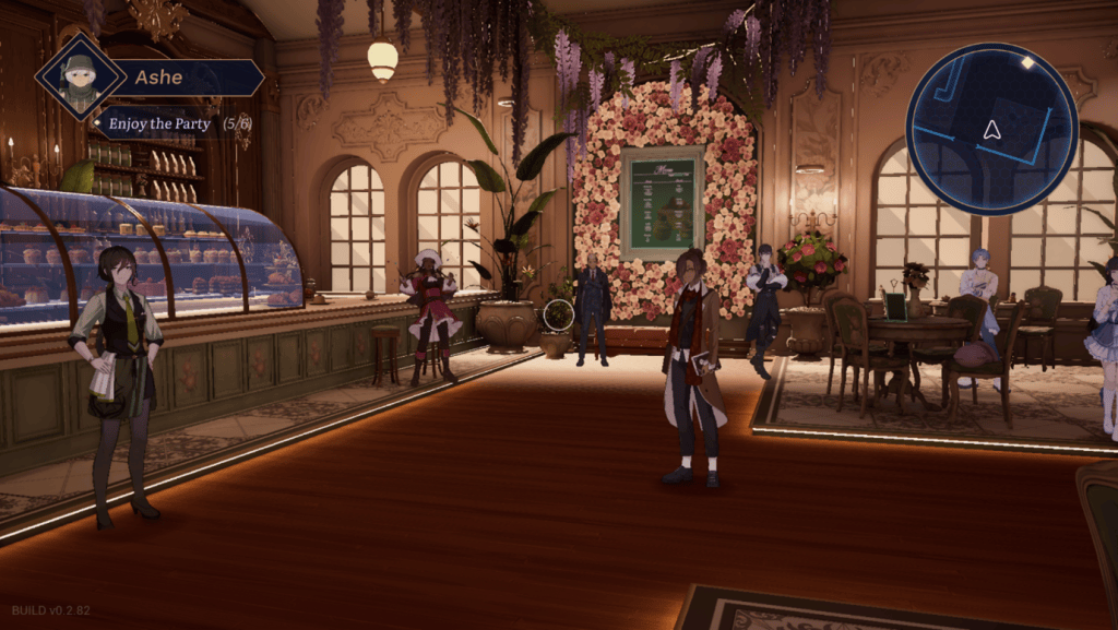 Screenshot of the exploration segment.