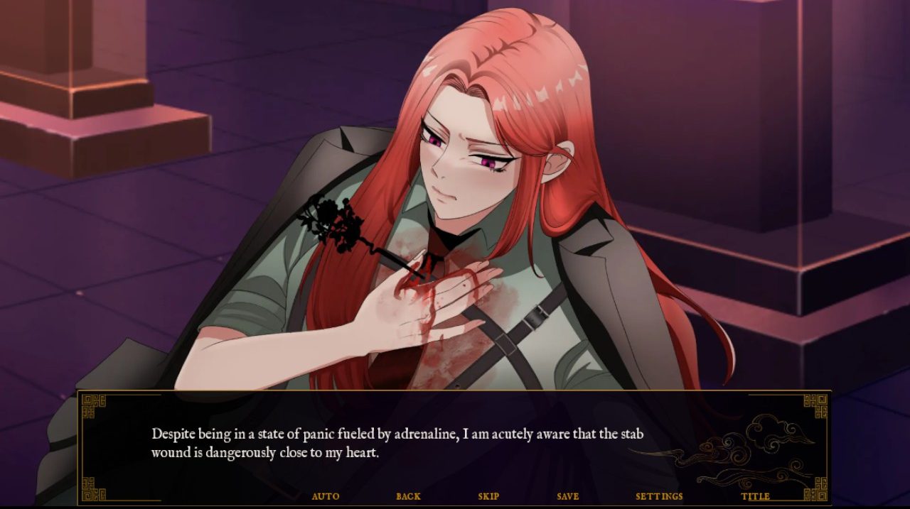 Mai is stabbed shortly before she travels through time.